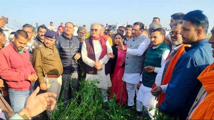 ओला पीड़ित किसानों के नुकसान की भरपाई करेगी सरकार : कृषि मंत्री श्री कंषाना
